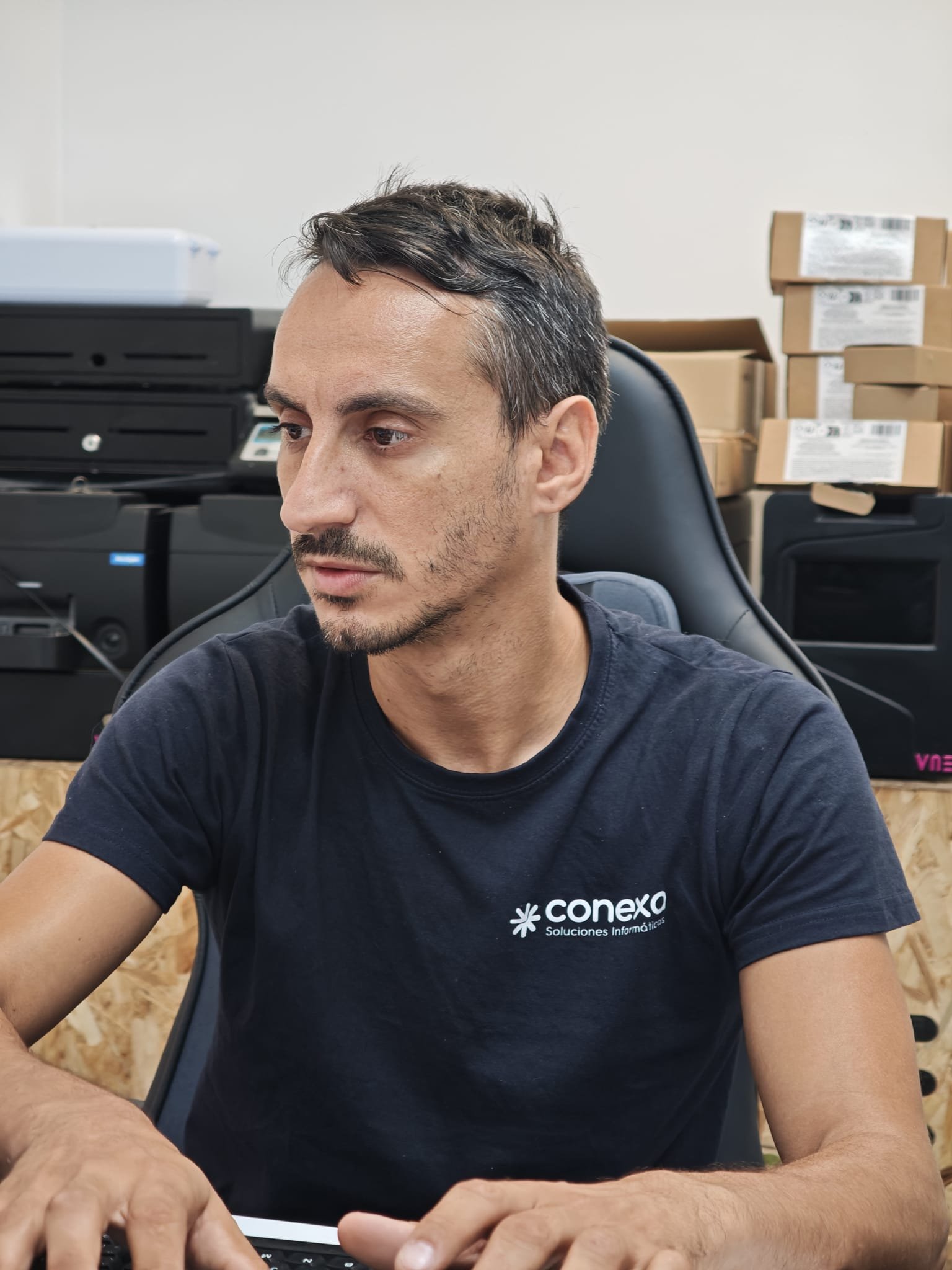 Miguel Moreno, técnico e instalador de Conexa